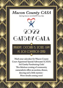 Gatsby Gala Tickets on Sale August 1st
